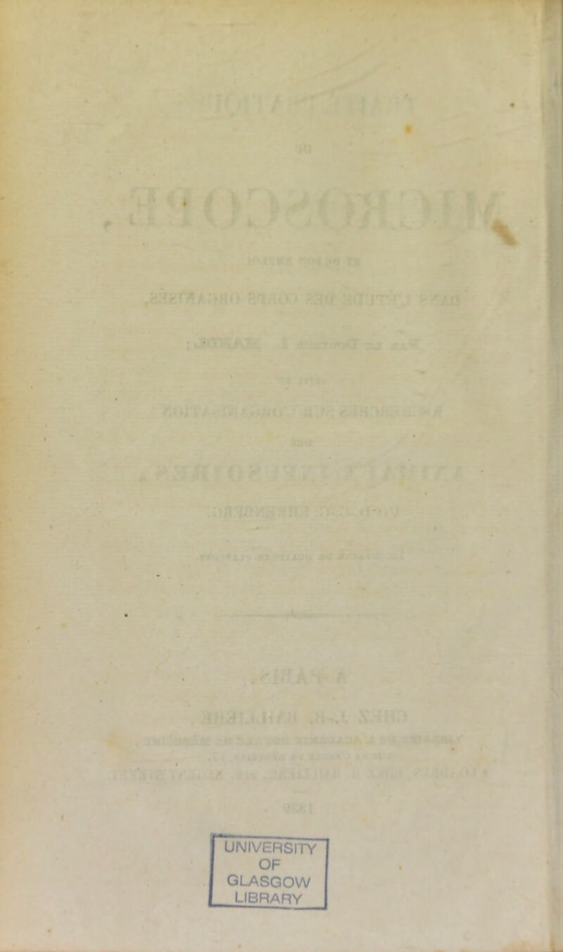 f* UNIVERSITY OF GLASGOW LIBRARY