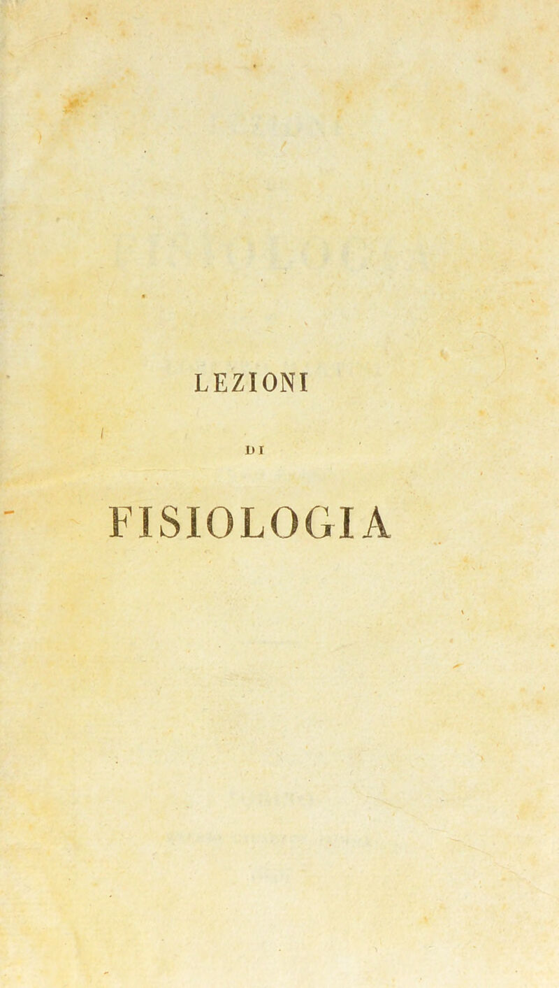 DI FISIOLOGIA