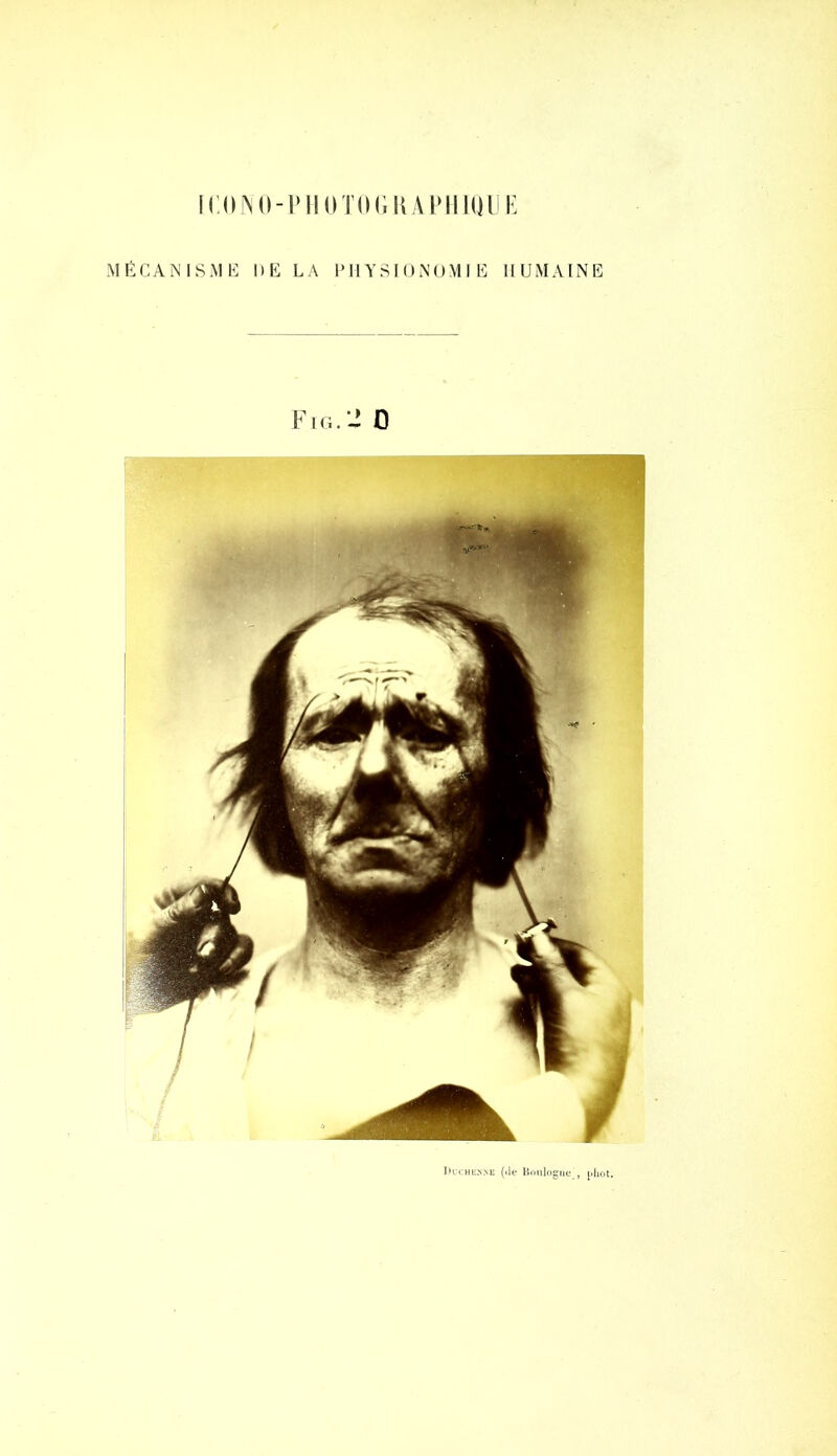 ICO JN 0 - P H 0 T Ü G K AP HIQU E MÉCANISME DELA PHYSIONOMIE HUMAINE F IG. - O