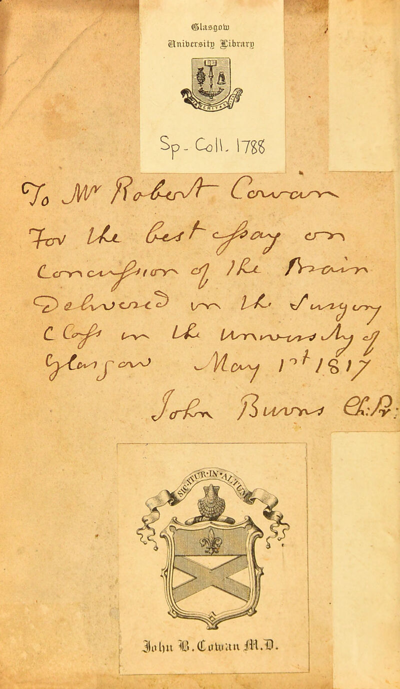 V'-' (SUtsgoh) Slnibcrsitj) ICibrarj) Sp- Coll. !7gS X JW* fttOWh i 7^crV It-*- C__cty~\ ot-^^ t o~Y^ f't* (^) <2-C\^J OK l/'Y'N xf crvy c c°f> L£* l/isiT\ ^ ^ J\/Lo^ I ° ^ / s ^ X^v # L4xi/y^ S?:/y