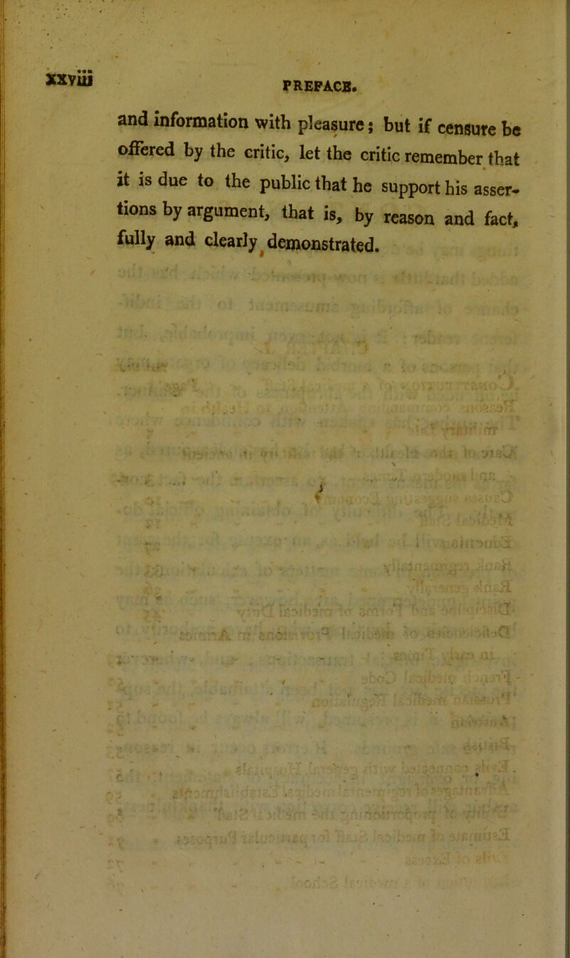 PREFACE, and information with pleasure; but if censure be offered by the critic, let the critic remember that it is due to the public that he support his asser- tions by argument, that is, by reason and fact, fully and clearly demonstrated. ■ t ' ' 1 ■ * 1 rsr -isogaaR. v 'T.rrrt X '■ T \t k? • /■ I w \ .1, : fjn - * . * * •' 1 > i *> • ' * T f v ■ t. ■;' ^ i • 1 ClitOOUX iv. . *> of y. fj}6 ; ' •* *. «. J03 ■ - 3jY ' • J> nr ’ {hpl tO O'? ‘ ib -/A. i: 'J ■ >rbCt j. ■ .'f t,•<. n j / * ( 3U(r»,> »cJjUytl, . ' * C -J .■-■*?* • 1 ‘ » l A . Vi jri A 2 . 1 * -» j ■ , ■ ' 1 V'f »> Js? /1. 1 . ■>rr- ■■ r■ j ■