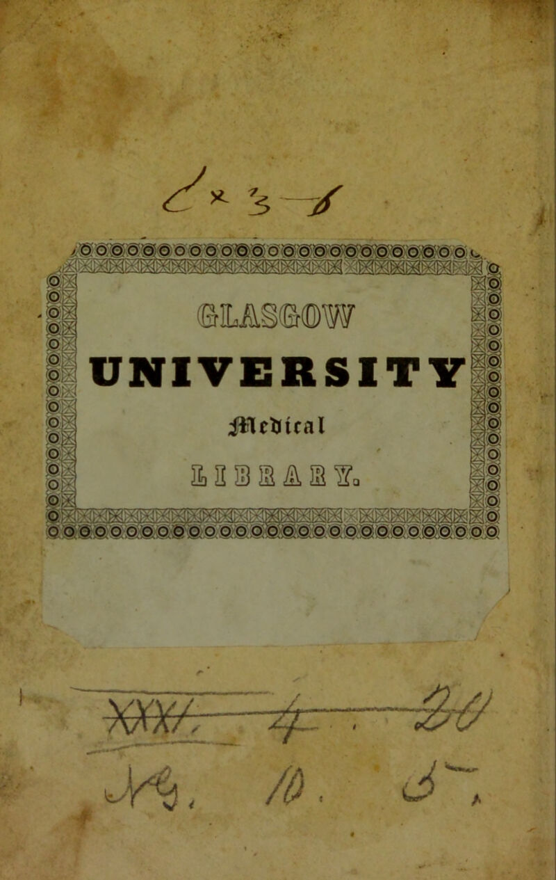 • ■»* % UNIVERSITY ;o • i^cUical a 3 IB IS a S'. ■r /D