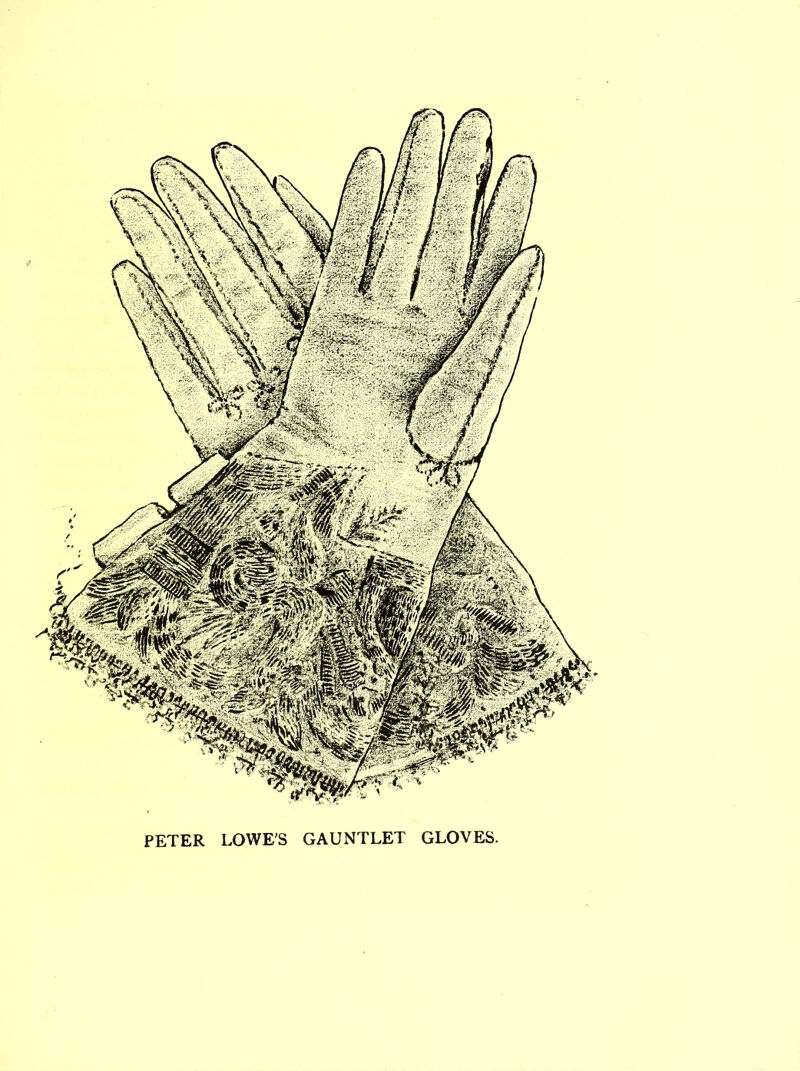 PETER LOWE'S GAUNTLET GLOVES