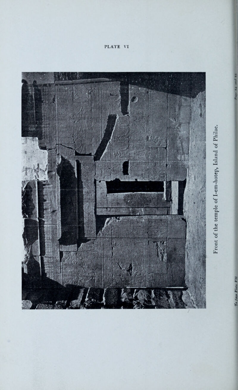 5 J ! Front of the temple of I-em-hotep, Island of Philae,
