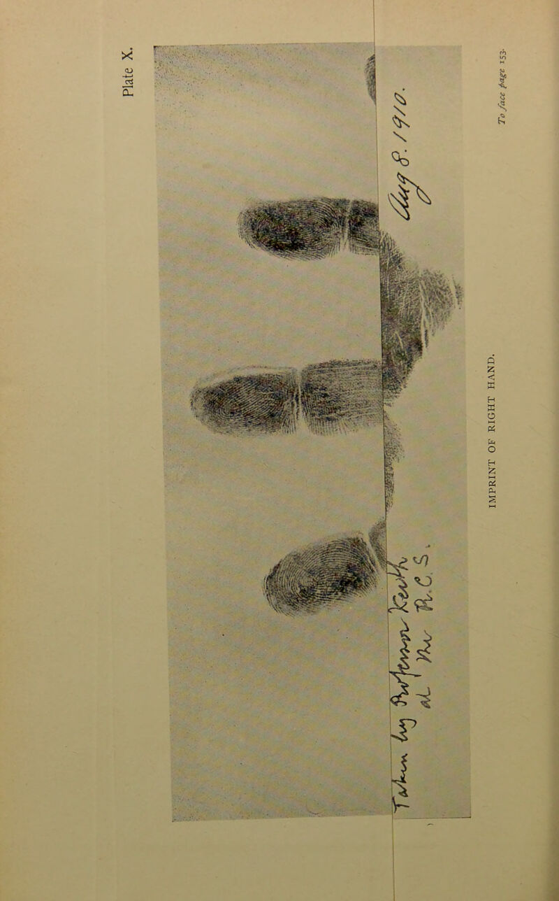 j IMPRINT OF RIGHT HAND.