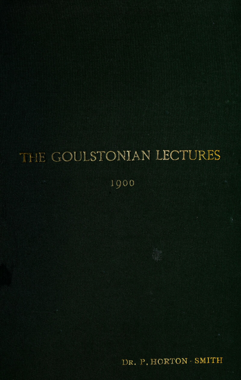 OIJLSTONIAN LECTURES IQOO Dr. P, HORTON - SMITE