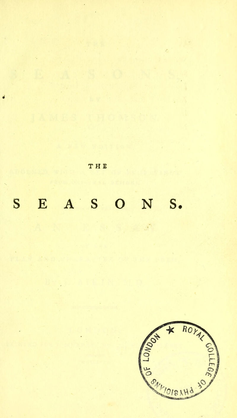 « THE SEASONS.