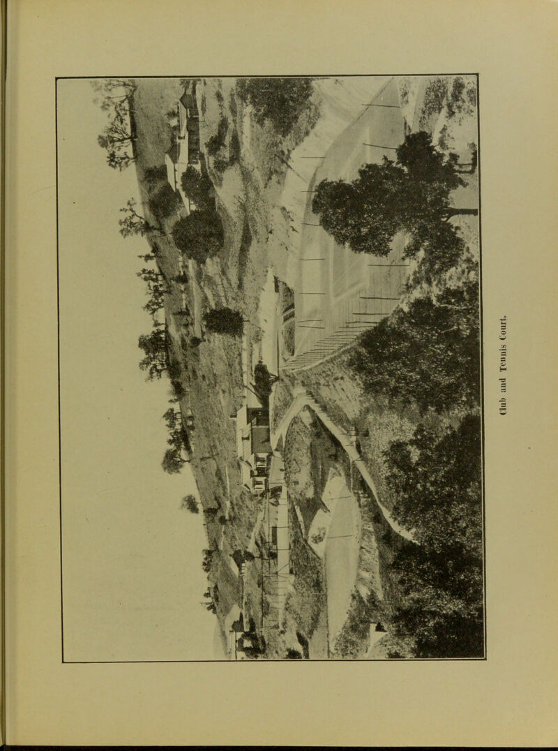 . Club and Tennis Court.