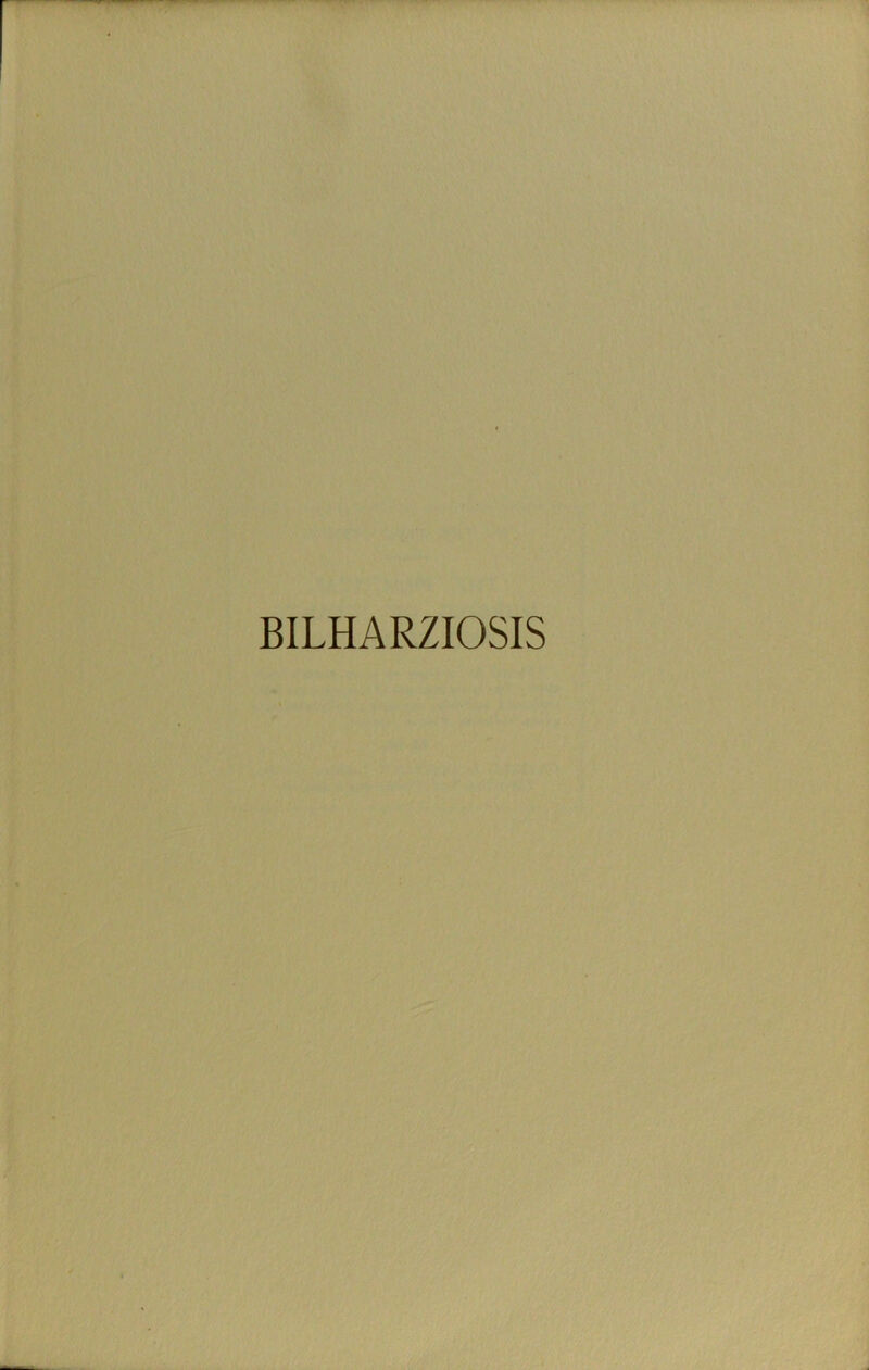 BILHARZIOSIS