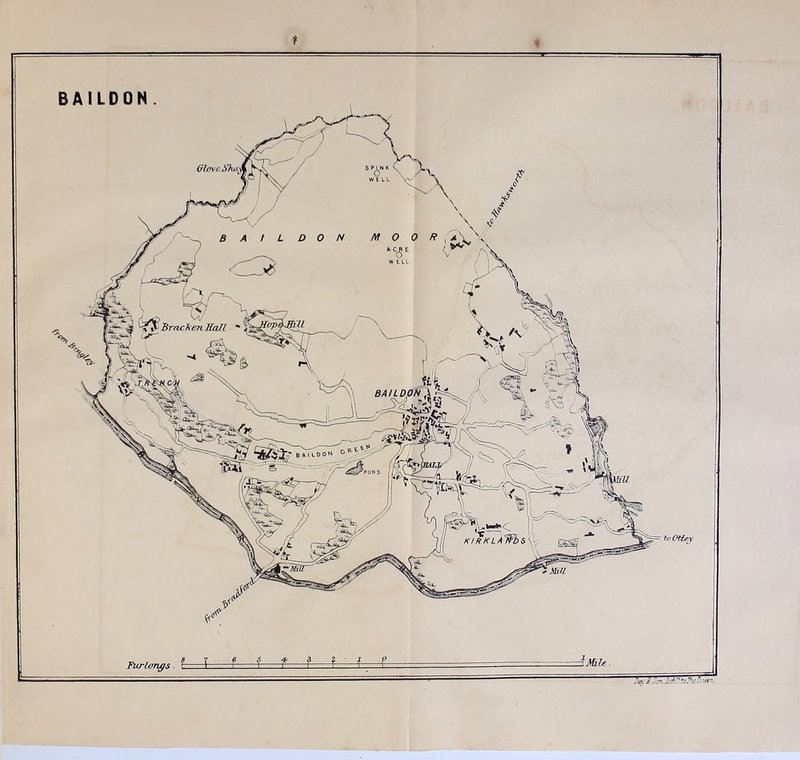 BAILDON. % (rl^fvc ShuA Brackefi Hall BAIL Dpt toOHey Furlongs ■ l i_ imu.