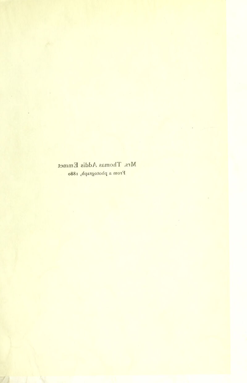 JsnimH aibbA 2£morn .aiM 0881 ,riqBi§oJoriq b moi'?