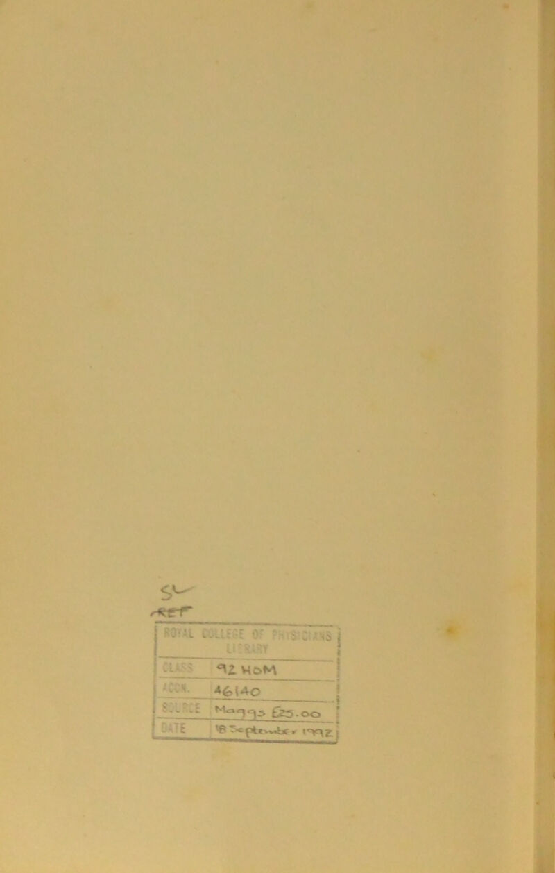 KOUL COlUSE Of rHtS!C»4»iS UtlURY cuss MOM iCClI. 44»<4o sol'rce ' £>3.00 • ' ■ V . i * -
