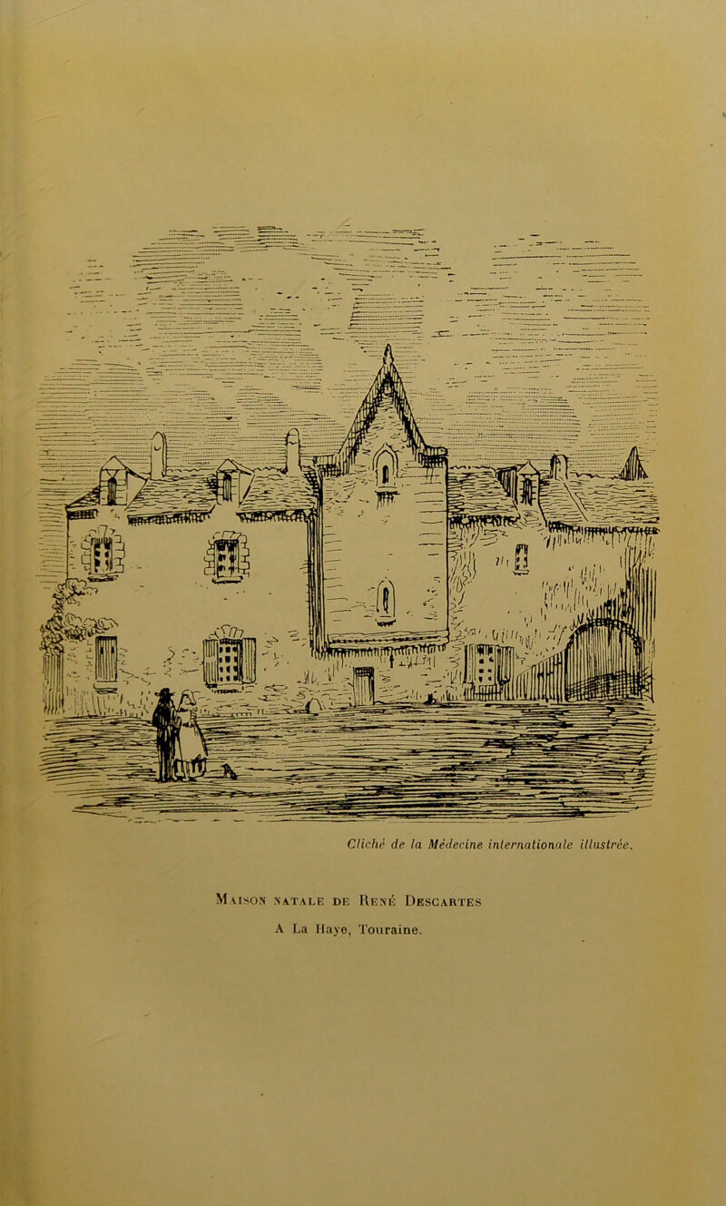 Maison natale de René Descartes A La Haye, Touraine.