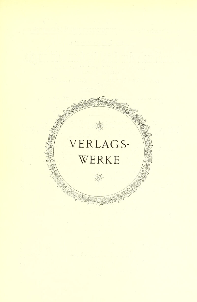 VERLAGS- WERKE