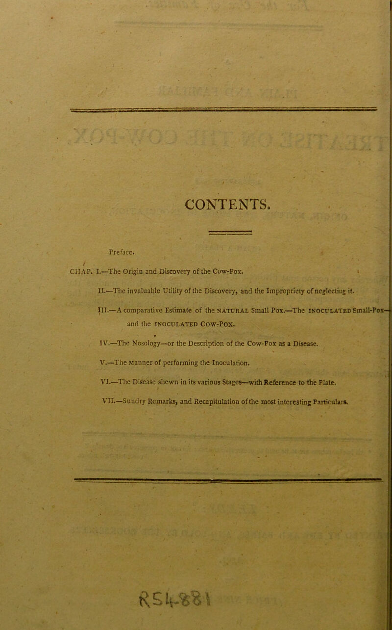 VII.—Sundry Remarks, and Recapitulation of the most interesting Particulars. RS4-$$\