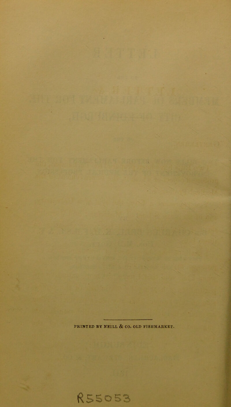 V PRINTED BY NEILL & CO. OLD FISHMARKET. Rssobs