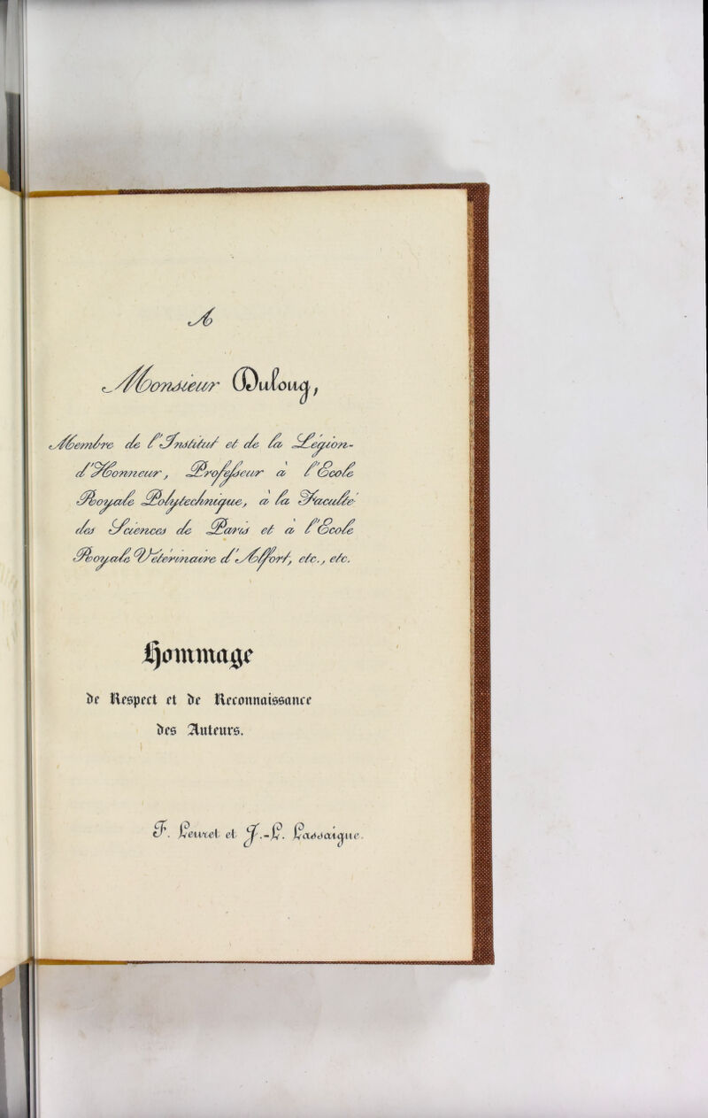 //^Jondtett/r (fyuiouÿ, ^ddem/re de dd/n-itctu/ et de- de ddepion- d ^/donneur , dfërofefecitr' a d'Scod tdkoyœde- Jd^a/y/ec/t/ntyue, a dz /dacude den tdceenceu de ddcw<(j eâ a d(§cod '.a/e ddefar//?i cyc t&ritfzavre d ^Æ>//or/J etc., etc. i}nmma^r fte Erspect et îrc Eeconnaiseana ïrcs tuteurs. tf. h&Wtek et $4L6éGlM^ u e