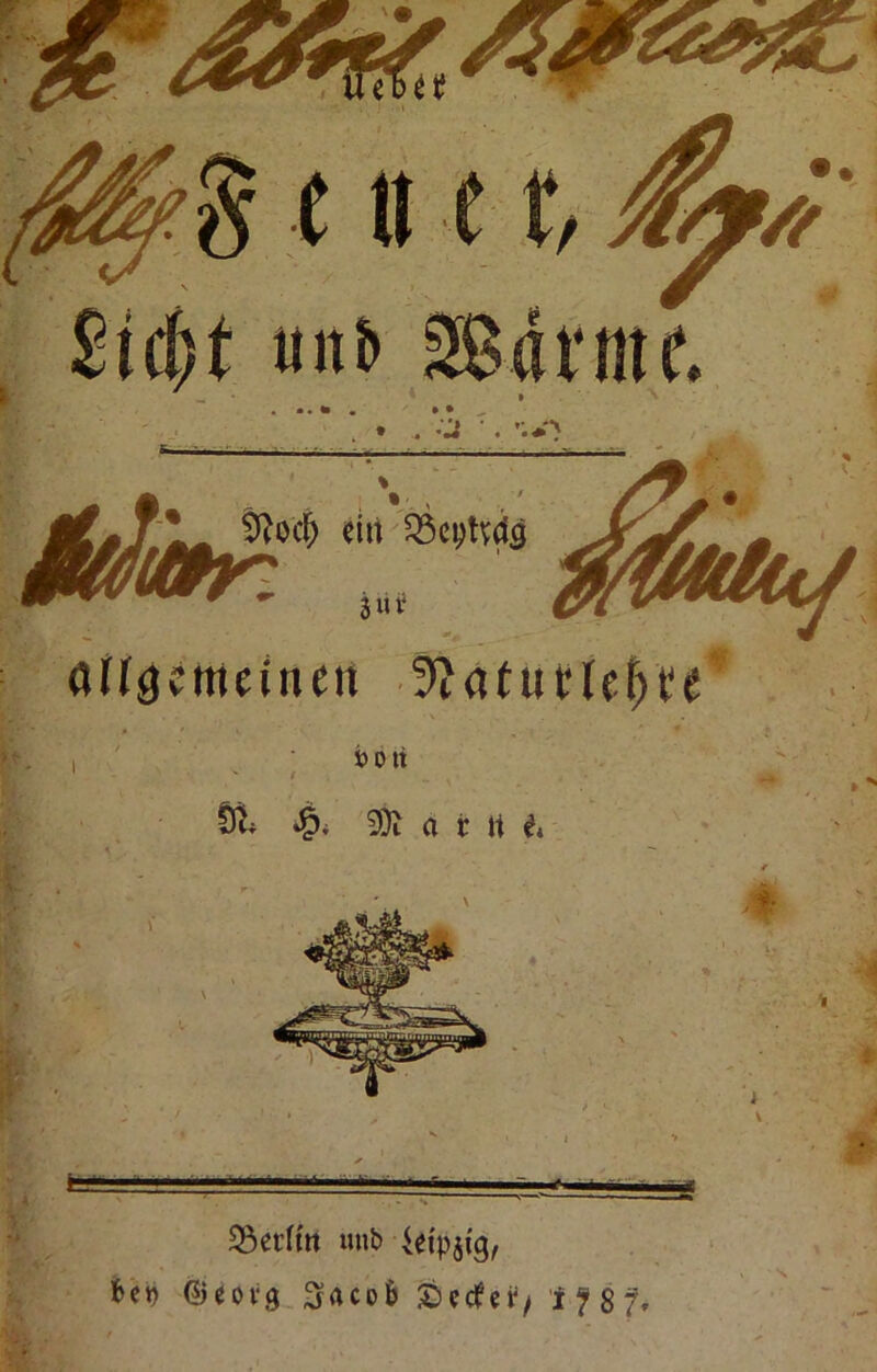 (Mb i> o tt CJt 9)i a r tt * >■ .** 11  1 1' »rt ■ « ~ _ r '——Mai: ' 33erUtt mit Utpjtg, 6ct) d>coI-ö 3aco& Sbedfer/ ifSJ, , ■ -