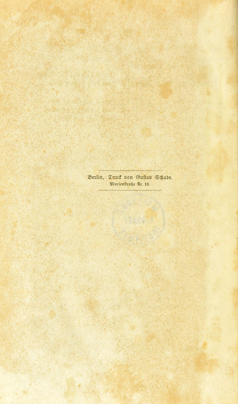SBetlin, SDrud bon ©uflob Schabe. Sf2art(nf!rafe 92r. iO.