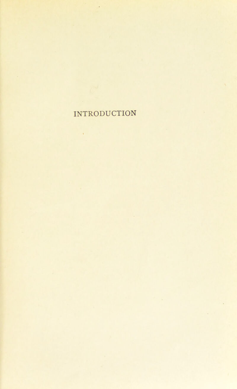 INTRODUCTION