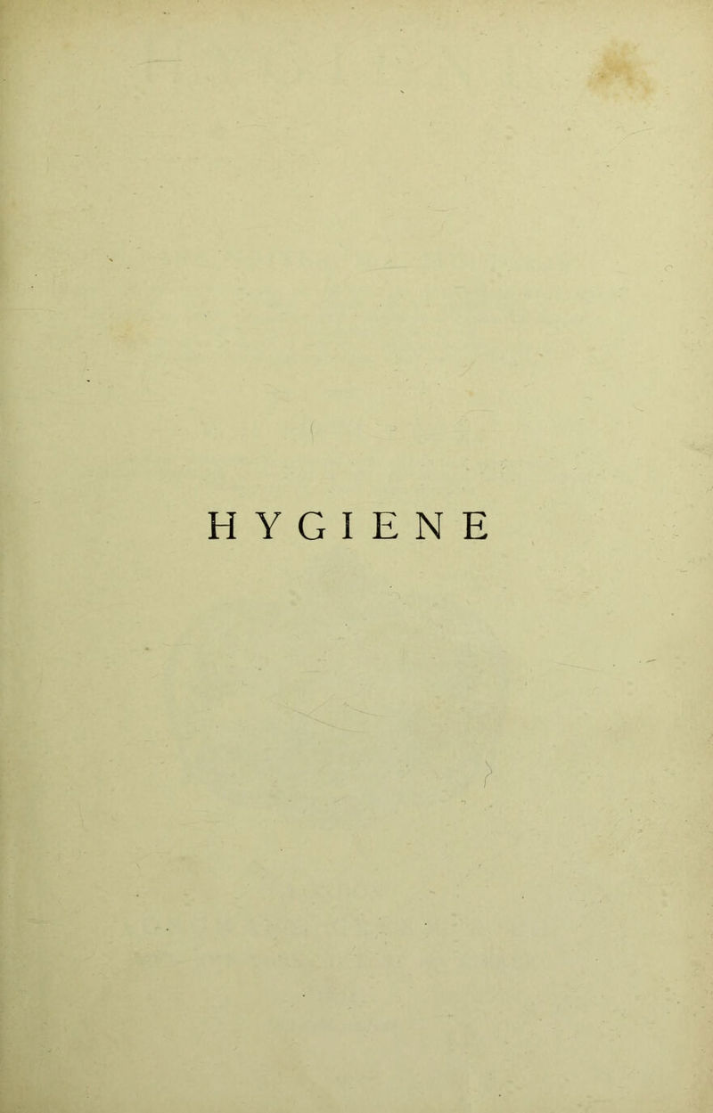 HYGIENE