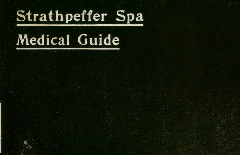 Strathpeffer Spa Medical Guide