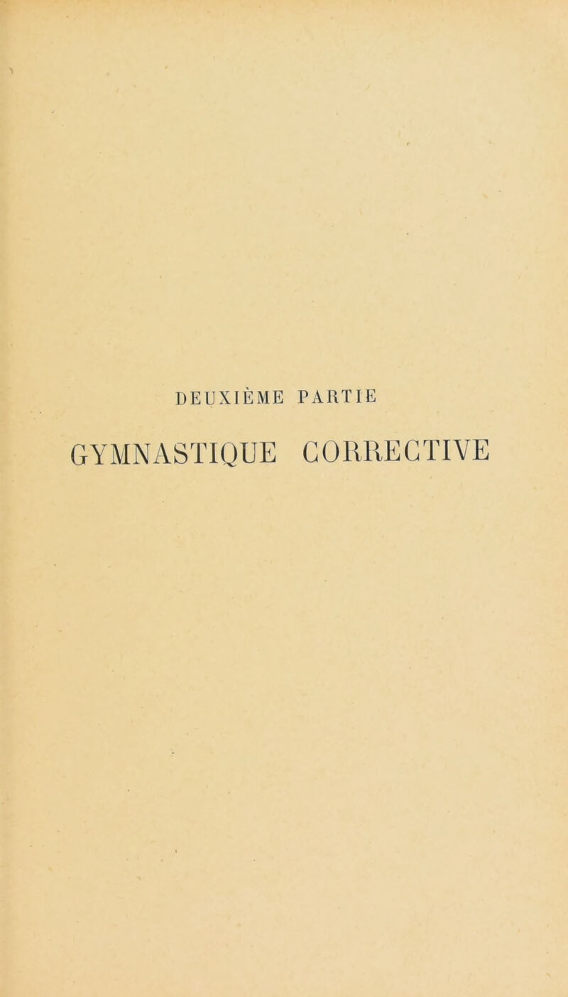 GYMNASTIQUE CORRECTIVE