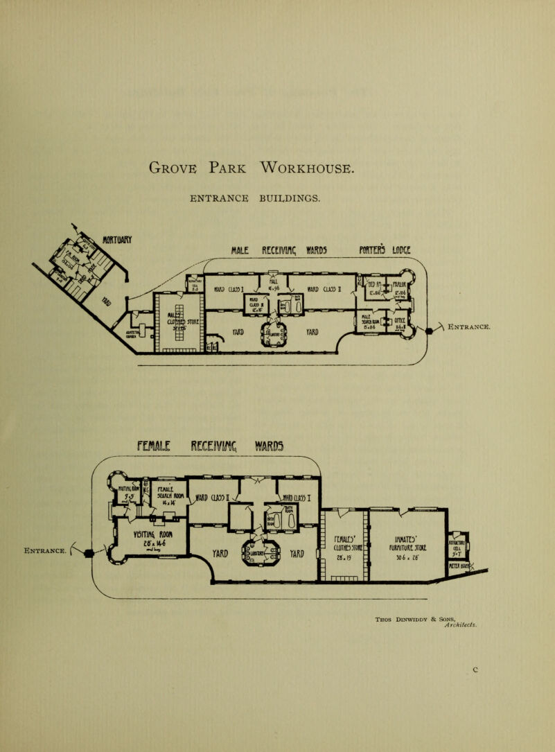 fwie receiving mm Entrance. Architects. C