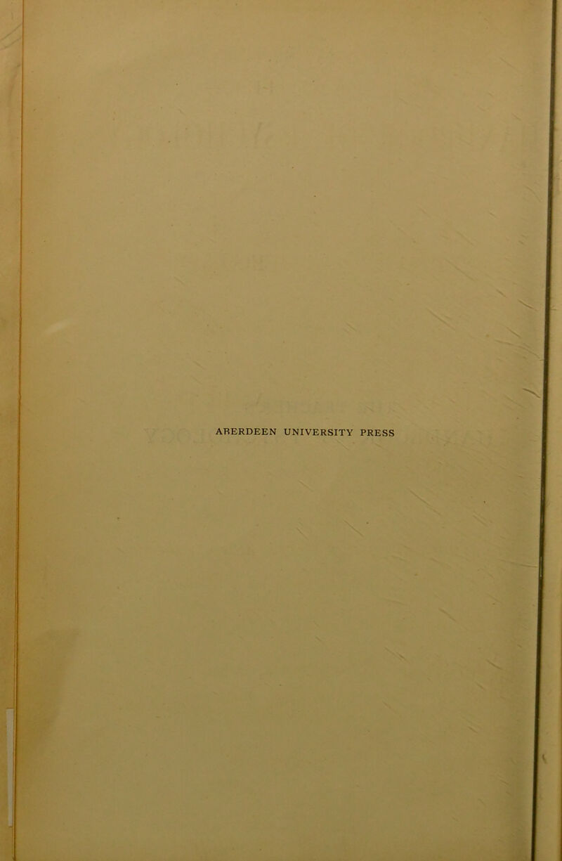 ABERDEEN UNIVERSITY PRESS