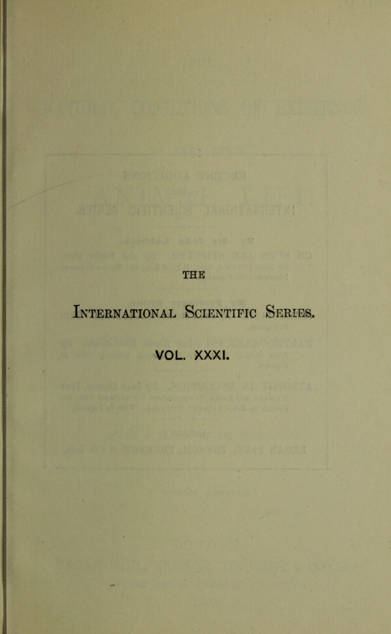 International Scientific Series.