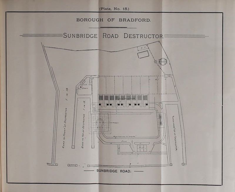 BOROUGH OF BRADFORD. Sunbridge Road Destructor.