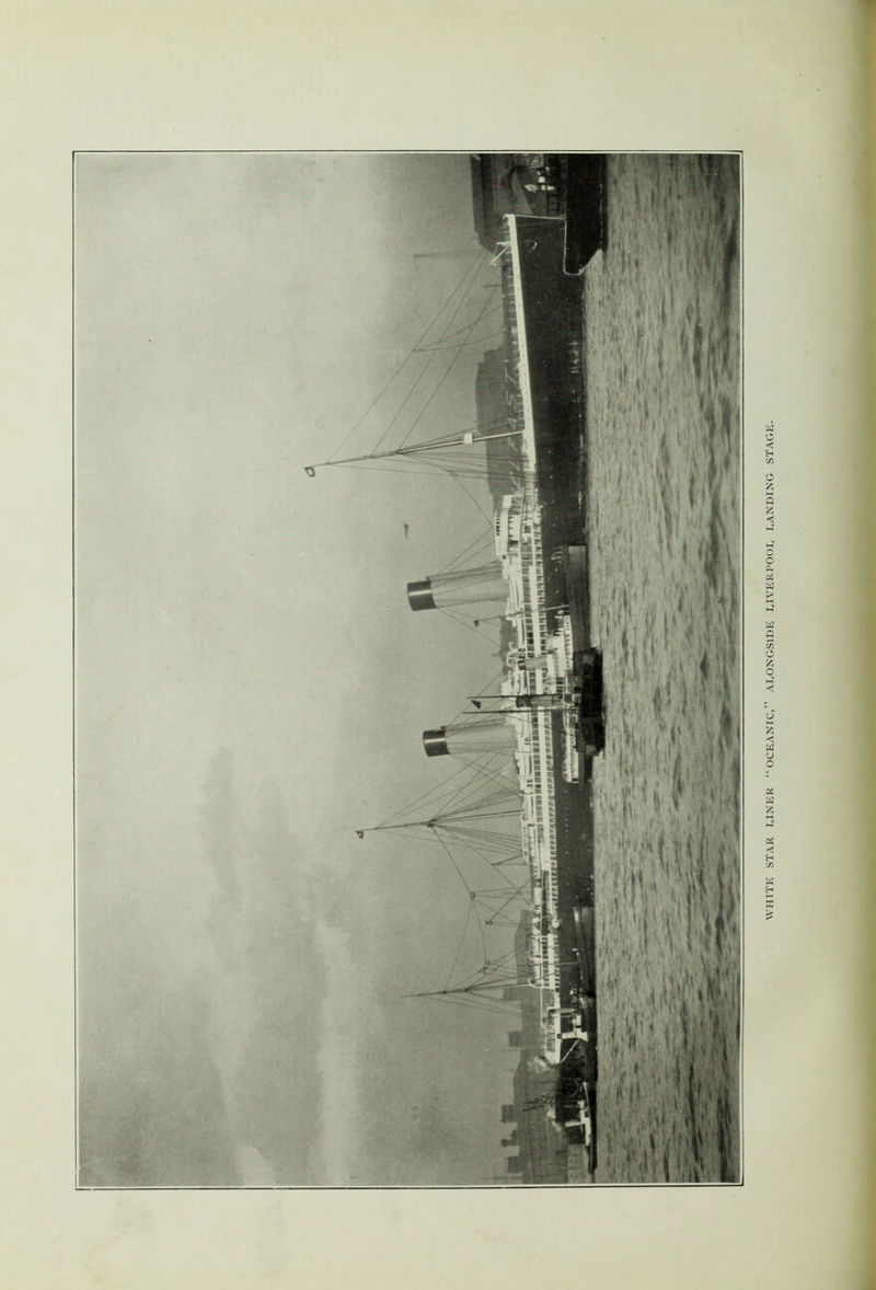 WHITE STAR EINER “OCEANIC,” AI.ONGSIDE LIVERPOOL LANDING STAGE.