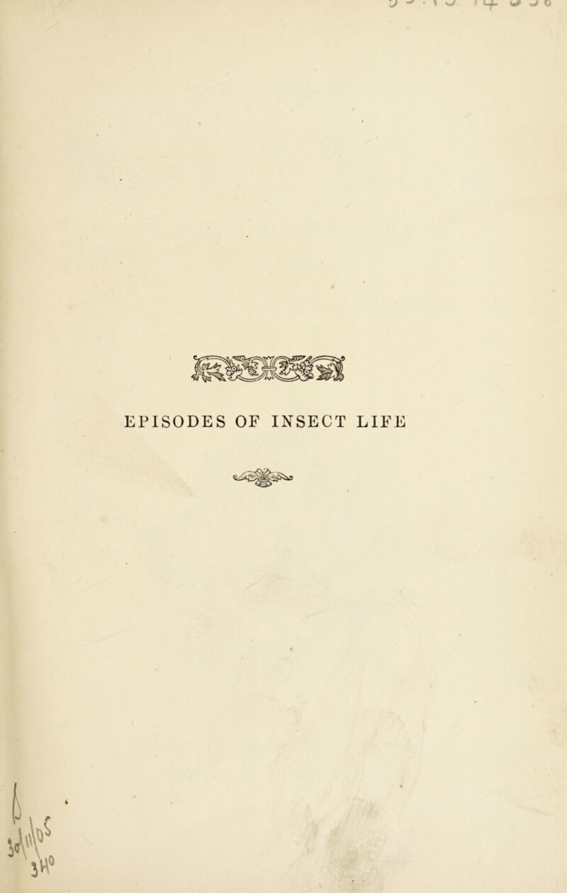 EPISODES OF INSECT LIFE