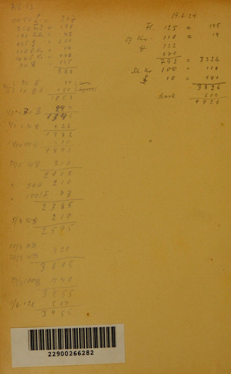 Z ^ • t 9 * Tr. Hl J o 0 07 ’ t H f' 1 't 0 / 9 f 4 7 g TT JX- 29 /J9 /9 IH ftr s. /9T / / ^ S- ' V i ii 6 7-92 = ?32& / ^ - f / 0 / 0 - -f V * TnT /i *rr&- £ & ü v */ 2 i % ? 3' tB. ' / j i 4 1 / 0 ir Qr ( \ f /■ < f 9 >