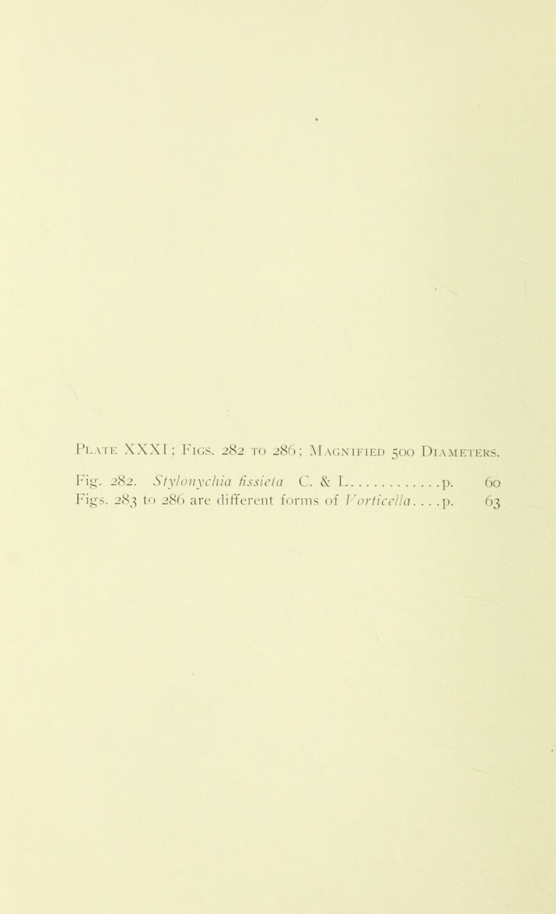 Fig. 282. Stylonychia Ussieta C. & L p. 60