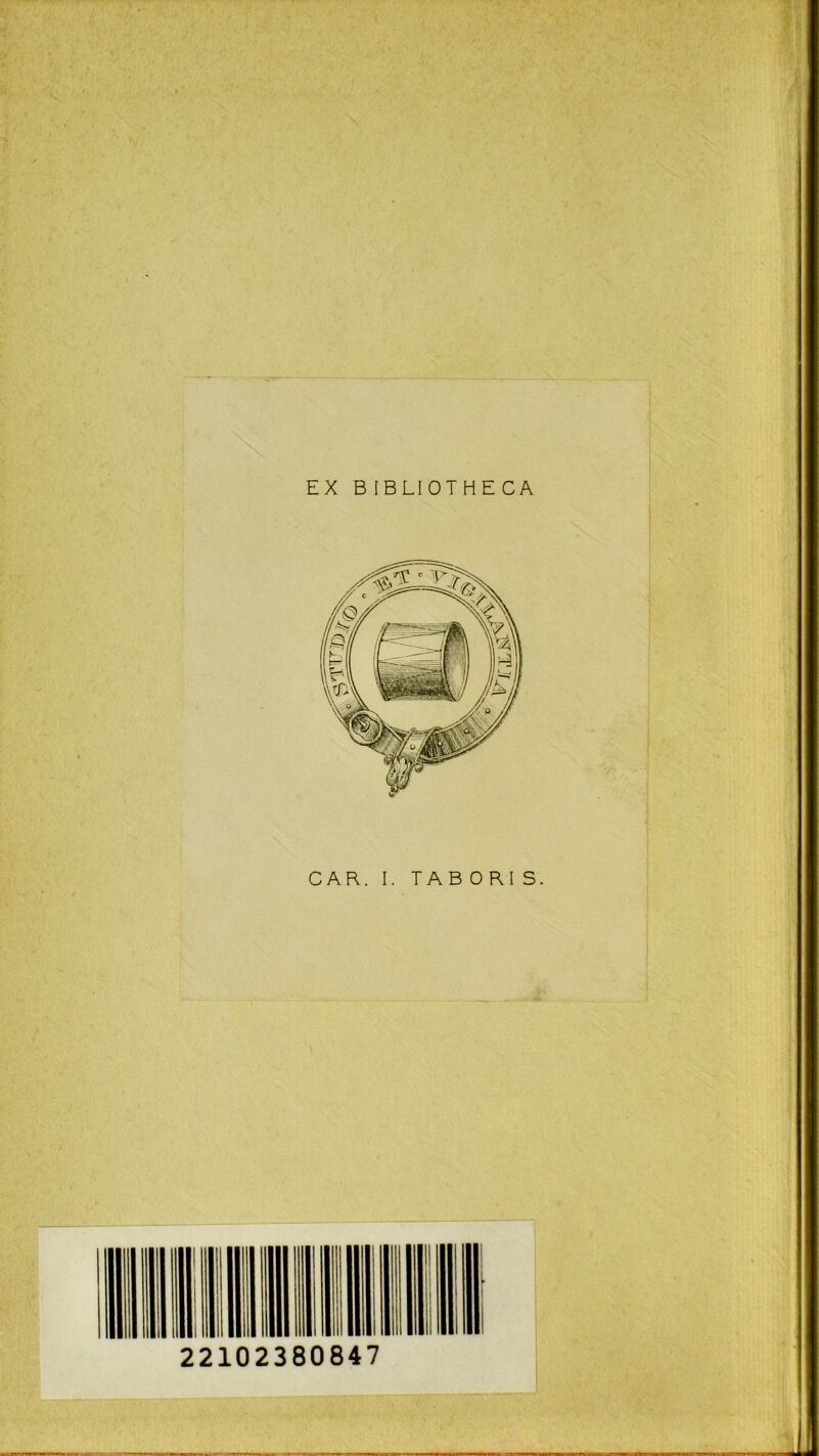 EX B [BLIOTHE CA CAR. I. TABOR1S.