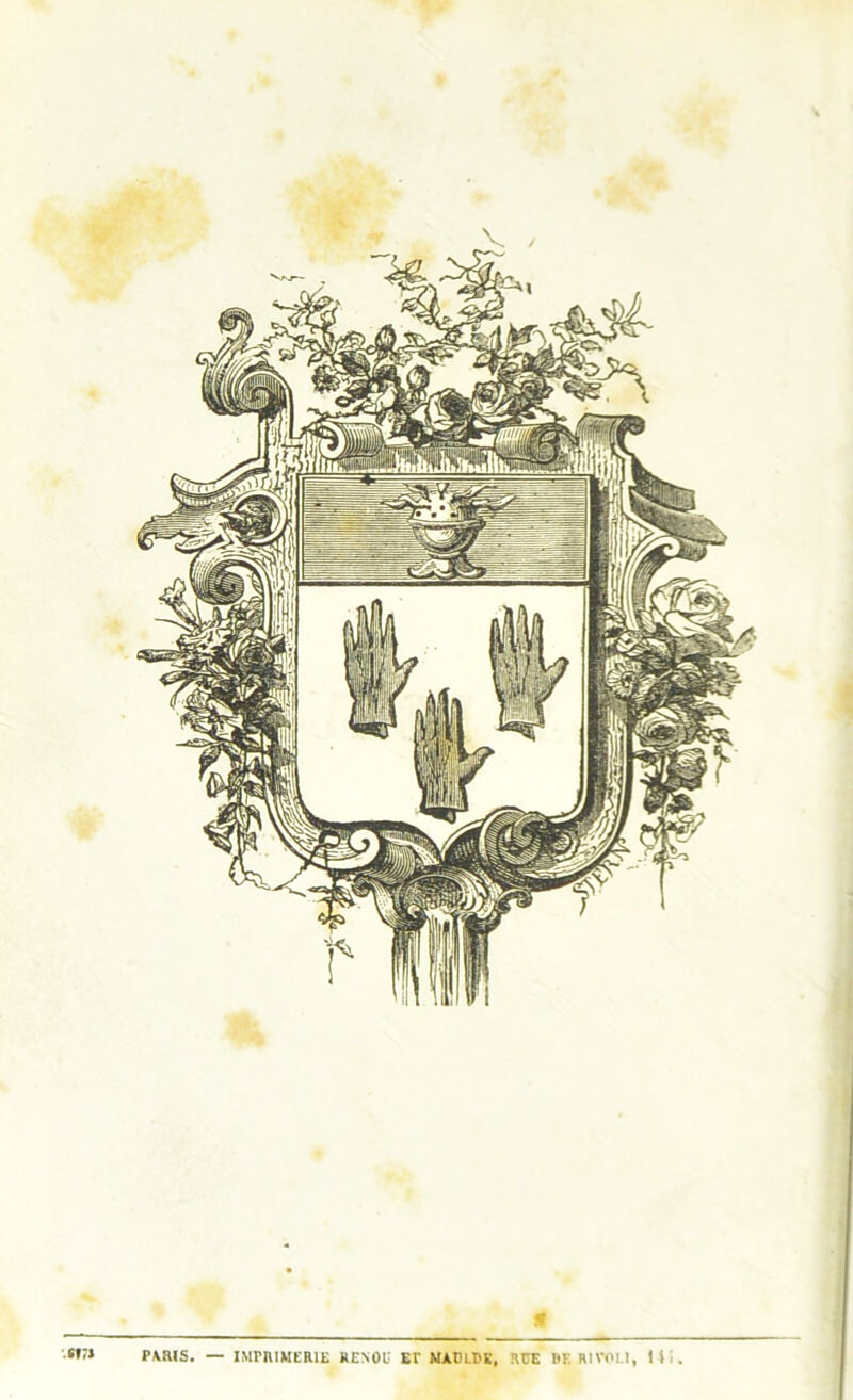 I CI71 PKMS. IMPRIMERIE RENOü EP NAÜLPK, RUE BE RIVOU, HJ I j