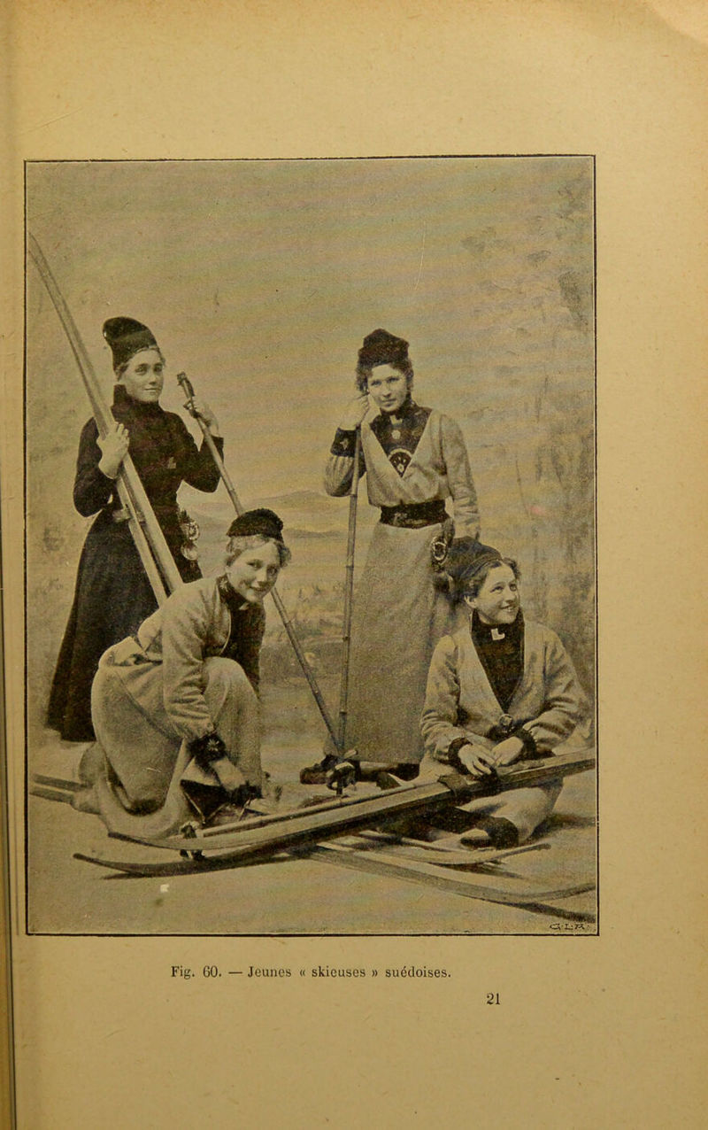 Fig. 60. — Jeunes « skieuses » suédoises. 21