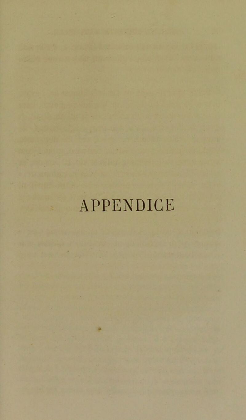 APPENDICE