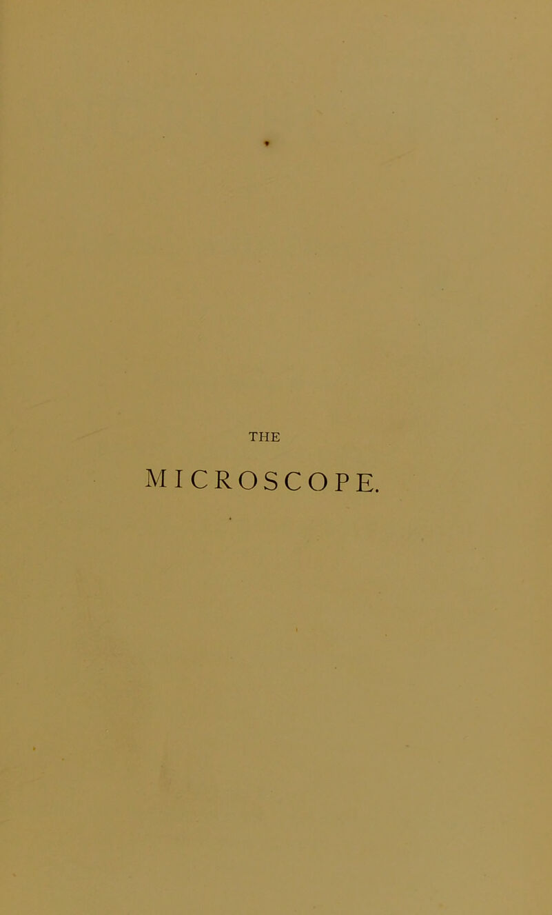 * THE MICROSCOPE.