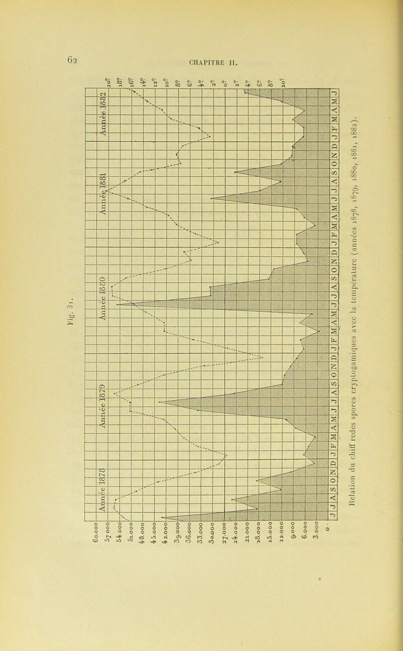 ciiAmnii II Uclalion dii chi IF redes spores eryplogaini(|uos avec la Icmperalure (atiiiees 1878, 1879, 1880, 1881, 188a).