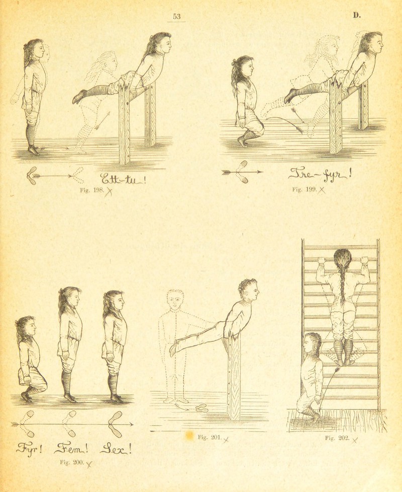 t @ Kg. 201. ^ Fig. 200. y Kig. 198.^ Kg. 199.x