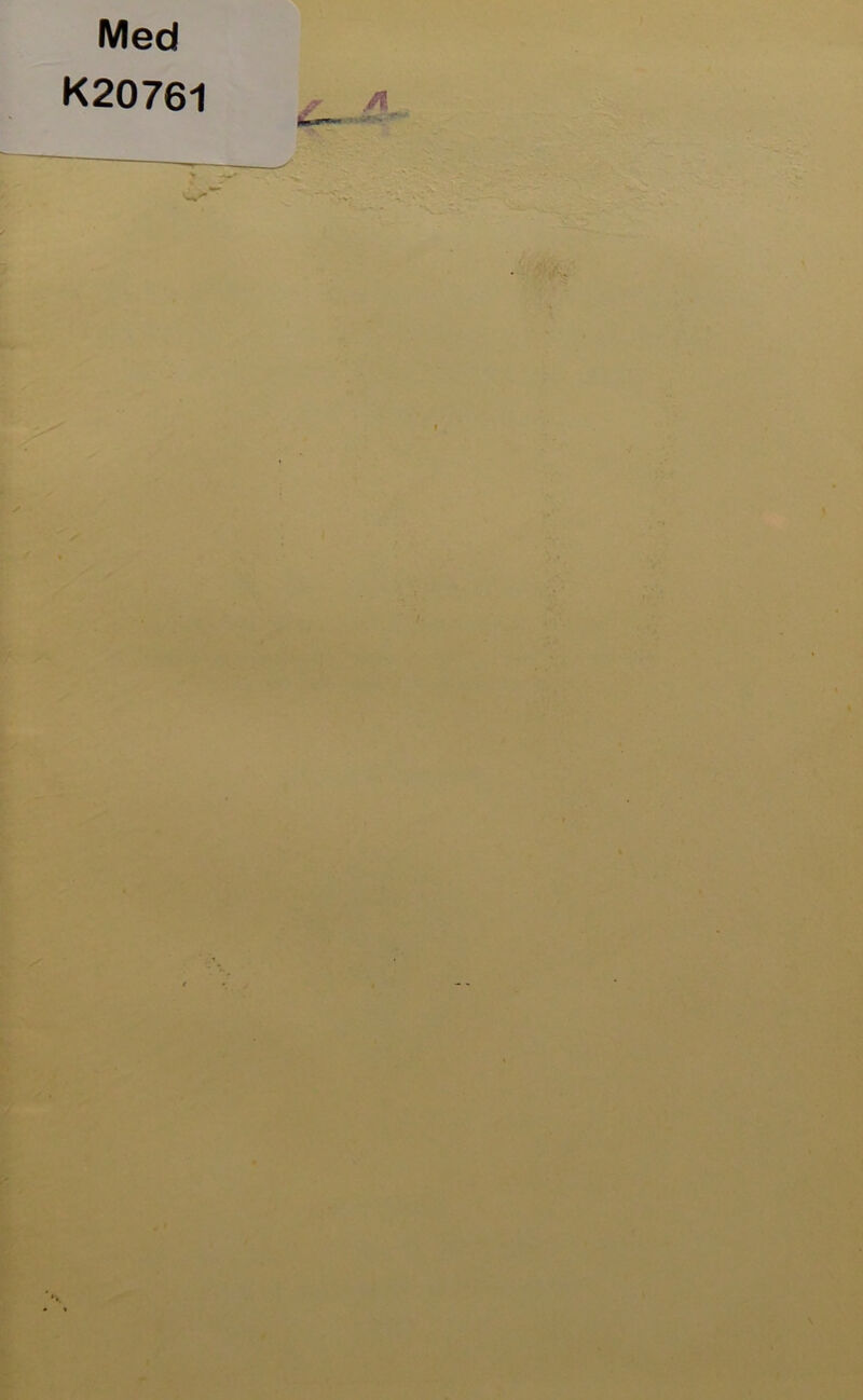 Med K20761 r I r t t I- ■ 'V * »