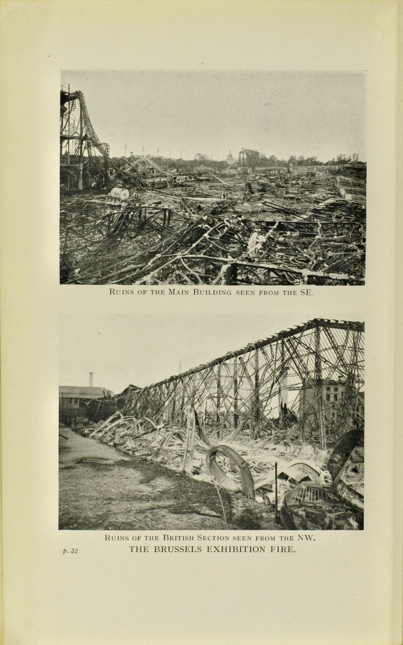 Ruins of the British Section seen from the NW.