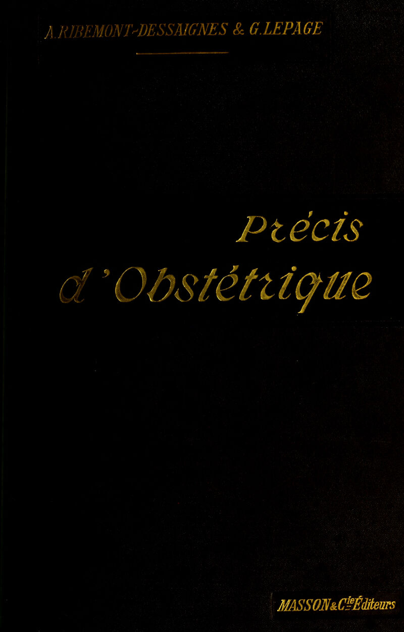 VmmFPDESSAIGNES & G.LEPAGE MASSOfl&ClÉdiïeurs