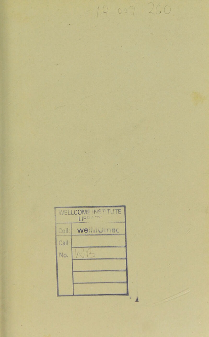 j.Lj ooc] 2b 0 . -LLCOMF !Nf r!TUTE LIP Coll: we:, o Call No.