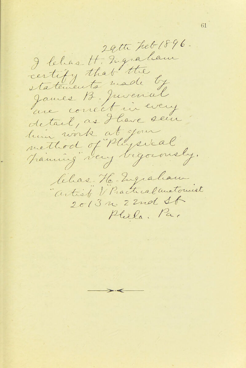 9 U 7 %y-*' ^ /7 - ~ / . ^ ^ . ^ - C^r! <Tt- / /- - l c r, r (A^tK^l/ yf<~<..^. 'tc/Va77 C^i Sl .^L r-c L, (r/ 7'Y<< - 7 , /c_ . £<(\ ,<i. '/£ ~ 2.^ *•• ^ ^ < l ~{lZ.O ^ Z''' /9 C.-'^V- <-&-£ ^L*-a 2 c /-'S 'T-u. 2 Z^-up-6 ■d^f-' PtxJL . /^'