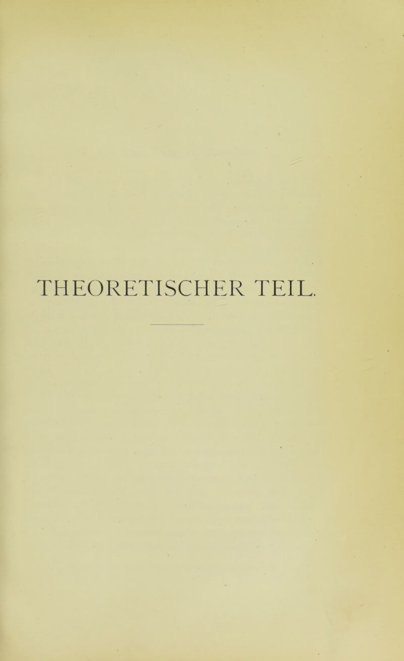 THEORETISCHER TEIL.