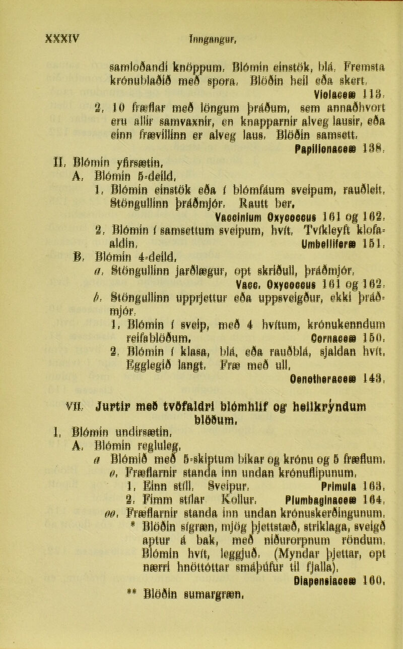 §ftffl!eðftndi kflðpptíffl.- Bldfflln iinslök, blá, Fr#ffl§tft krónublftðið ffl#ð gperft, Biöðin h#il #ðft §k#rt, Ví§l§6§§§ il^: 2, 10 hnflftf fli#ð löflftíffl þráðtíffl, §#ffl ftflnftðhveit #m ftilir §ftfflva^flir, #n knftppftfflir alv#g lfttí§ir, #ðft #iflfl friiviliiflfl #r ftlv#g Ifttíg, Bleðifl §ftffl§#tt, II, Bldfflifl yfir§§§tifl, A, Bléfflifl fl--d#ild, 1, Blénflfl #in§ték #ðft í biéfflfátíffl §v#ipaffl, ratíðl#it, itéflftíiliflfl þráðffljéf, Bfttítt b#r. Vaeemiuffl 0xyee§§u§ 101 ef 102, 2, Bléfflin í §ftffl§#tttíffl §v#iptíffl, hvít, Tvíkl#yft klefft-- ftldifl, UmÞ§llif§r§§ ISl, S, Biéfflin 4--d#ild, a, Itéflftílliflfl jftfðlnpf, ept §kriðtíll, þfáðffljóf, Vaee, Oxyeeeeus 101 ©g 102, b-. itéflftílliflfl típprj#tttíf #ða ypp§v#ifðtíf, #kki þfáð= ffljÓf: 1, Biómifl í §v#ip, ffl#ð é hvítflffl, kfófltík#flfldvtffl f#ifftbléðtíffl, Oerflftees 150, 2: Bléfflifl í klft§a, blá, #ða fftttðblá, §jaldftfl hvít, Iggi#gið Iftflgt, Wtm ffl#ð tíll, Oenetherfteeæ 1 éð vií. Juftir ffl©ð tvöfaldri bléfflhiif ©f hiilkrýnátíffl hlöðtíffl, 1, liéfflifl tífldir§gitifl, A: Bléfflifl f#fltíl#f, a Bléfflið ffl#ð 5=§kipttím bikar ©g kréfltí ©g 5 ffnfltíffl, 0, Ffnflafflif §tftfldft iofl tíndftfl kfófltíflipttfltíffl, 1, iiflfl §tí 11, iv#iptíf.. Primulft 103, 2, Fifflffl stílftf ICelltíf, Plumhft|inft§§§§ 1 ©4, 00, Ffæflftfnif §tftflda inn tífldan kféfltí§k#rðiflgtínHffl, * Bléðifl §ígfiifl, ffljðg þj#tt§tnð, §tfiklftgft, §v#igð apttíf á bftk, ffl#ð fliðtíferpntíffl rðndtíffl: Bléfflin hvít, l#ggjtíð, (Myndftf þj#ttar, ©pt nnffi hflðltéttftf Pffláþflftíf til fjallft), 0iap§n§iae§s 100, ** Bléðifl §tífflftfgfnn,