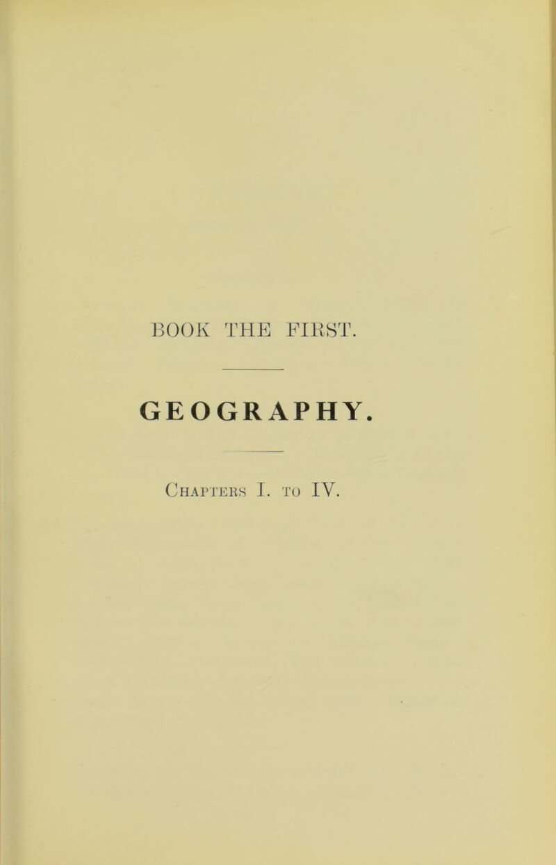 \JJ OOK THE FIRST. GEOGRAPHY.